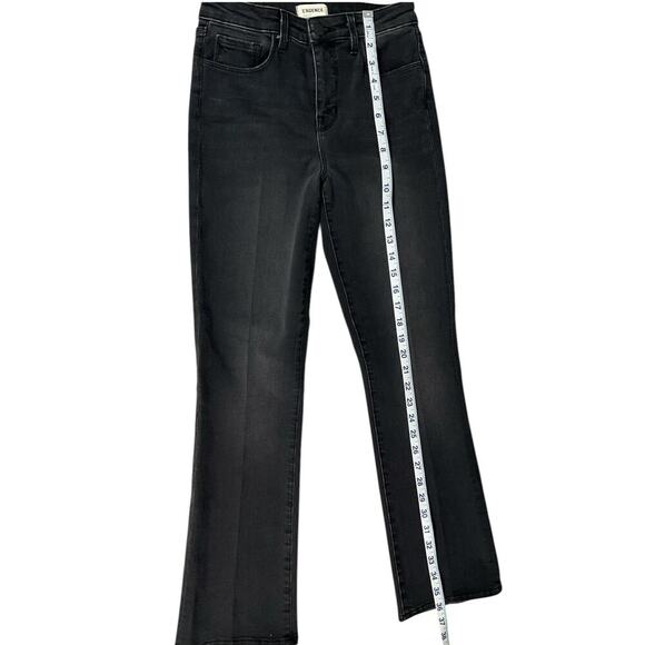 NWOT L'AGENCE Faded Black Boot Cut Stretchy Jeans 5 Pockets Size 25 Classic Fit - Picture 6 of 10